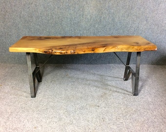 Scottish elm bench