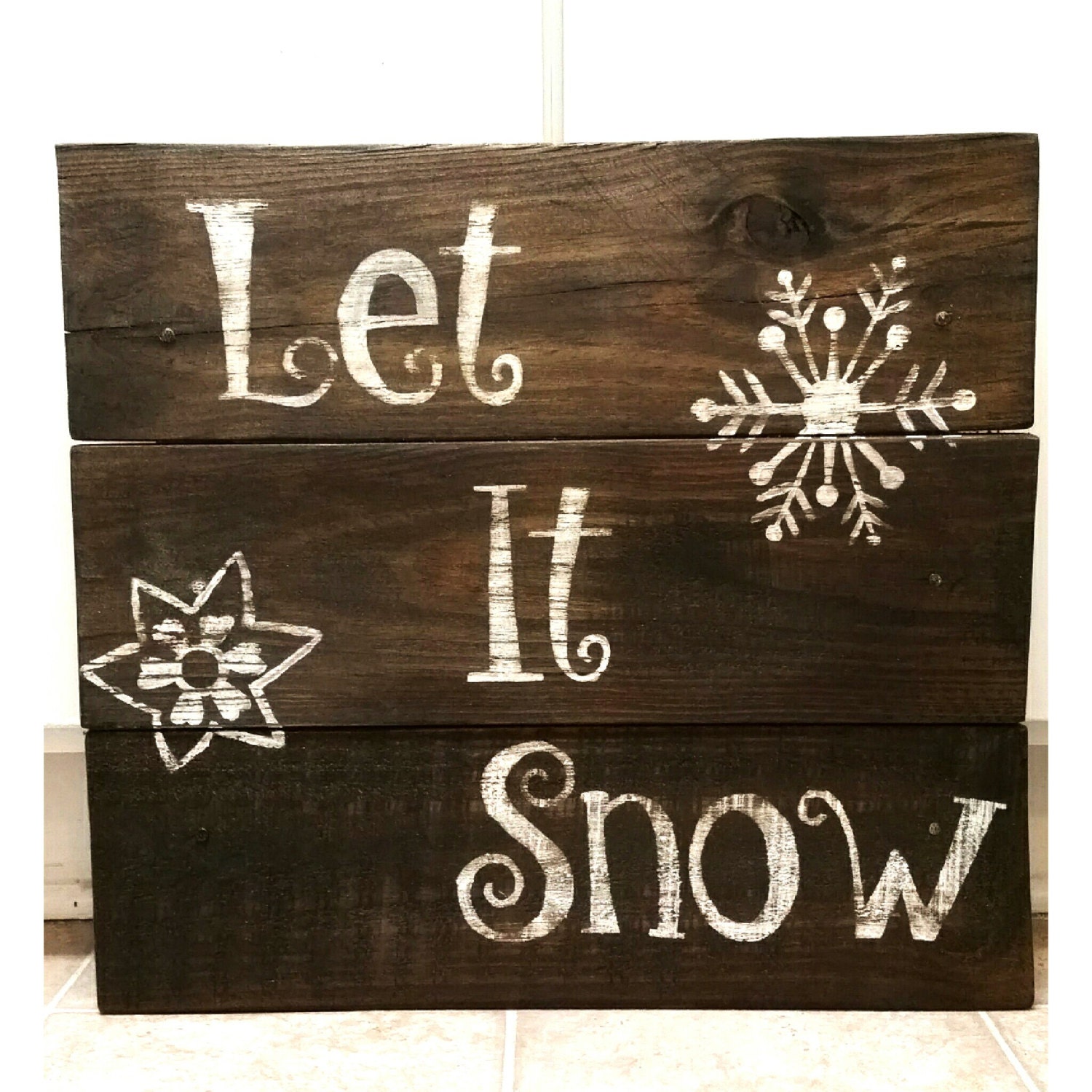 let it snow sign