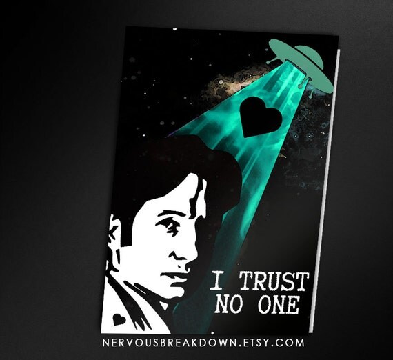 Unique 88 X Files Birthday Card
