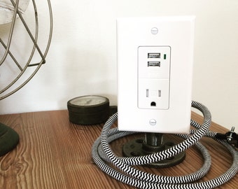 Industrial Style USB Charging Station