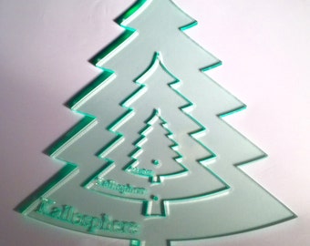 christmas stencils etsy