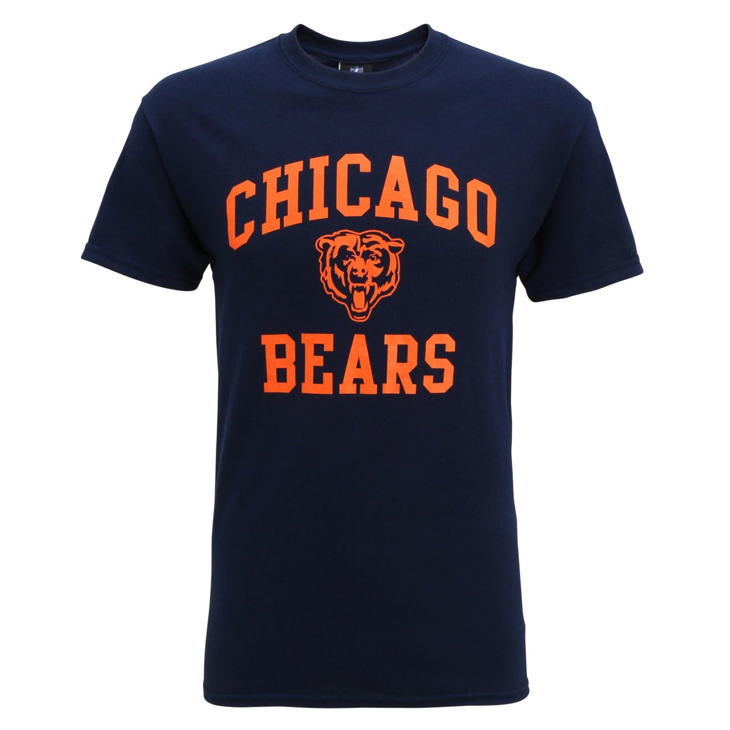 Mens Chicago Bears Large Graphic Navy Official T Shirt 