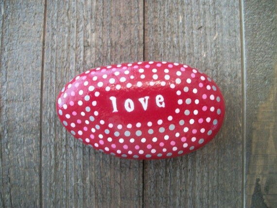 Love Bible Verse Stone Painted Rocks Christian Gifts