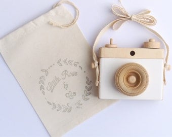 Wooden Camera, Homemade, Wooden Toy Camera, Handcrafted, Imagination play, Nursery decor