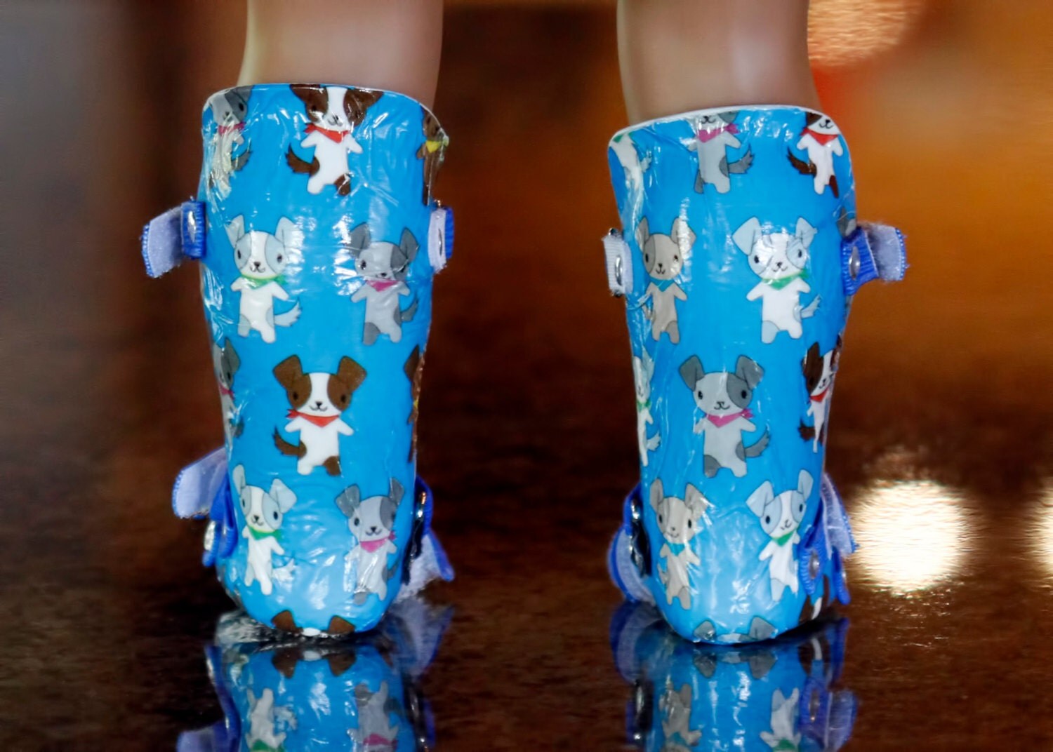 Pair of AFO Leg Braces/Splints for American Girl Doll or