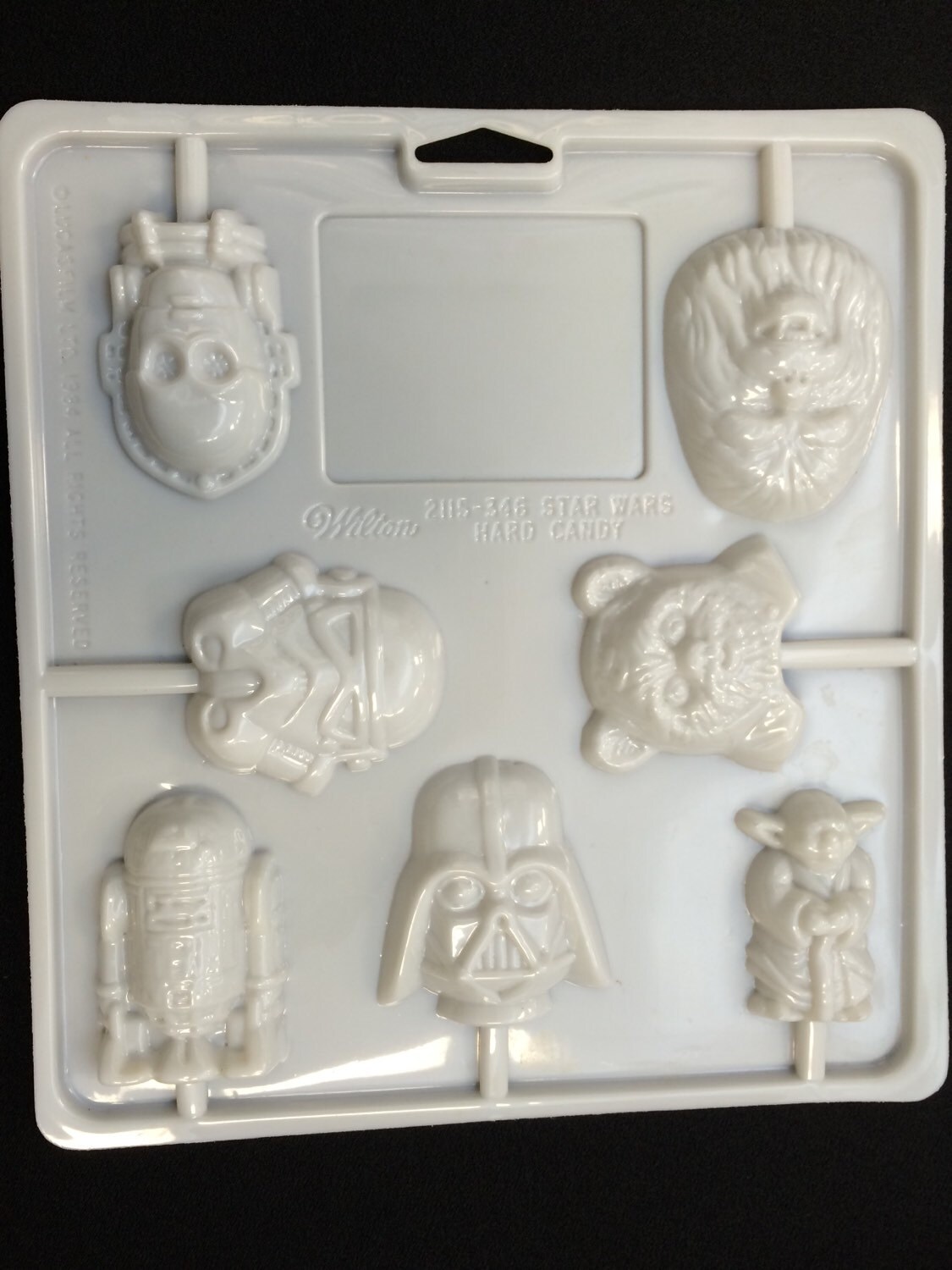 1984 Star Wars Hard Candy Mold Wilton Clay Soap Craft Mold