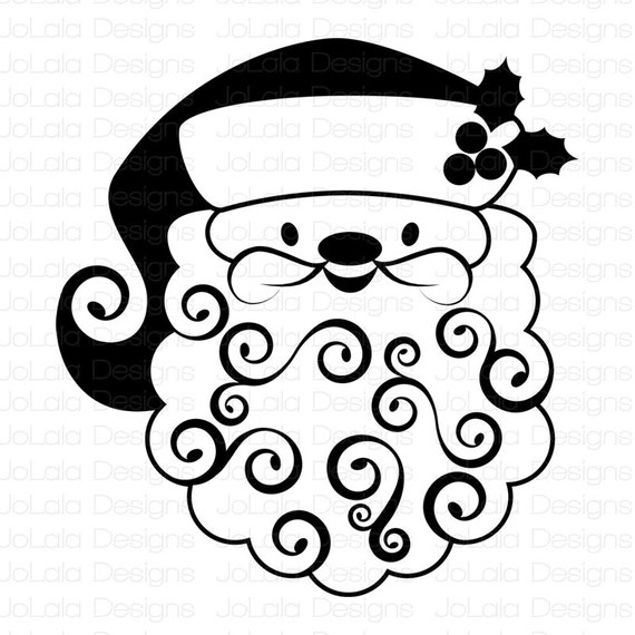 Download Swirl Santa SVG Download File PNG EPS