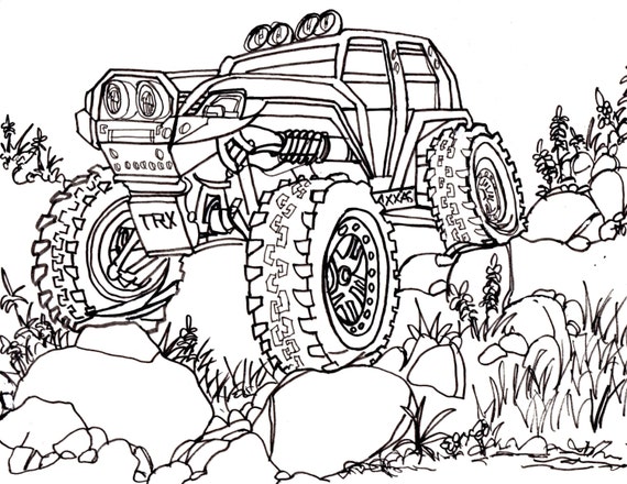 Download Traxxas Summit Trail Truck Drawing Truck 4x4 RC Crawler