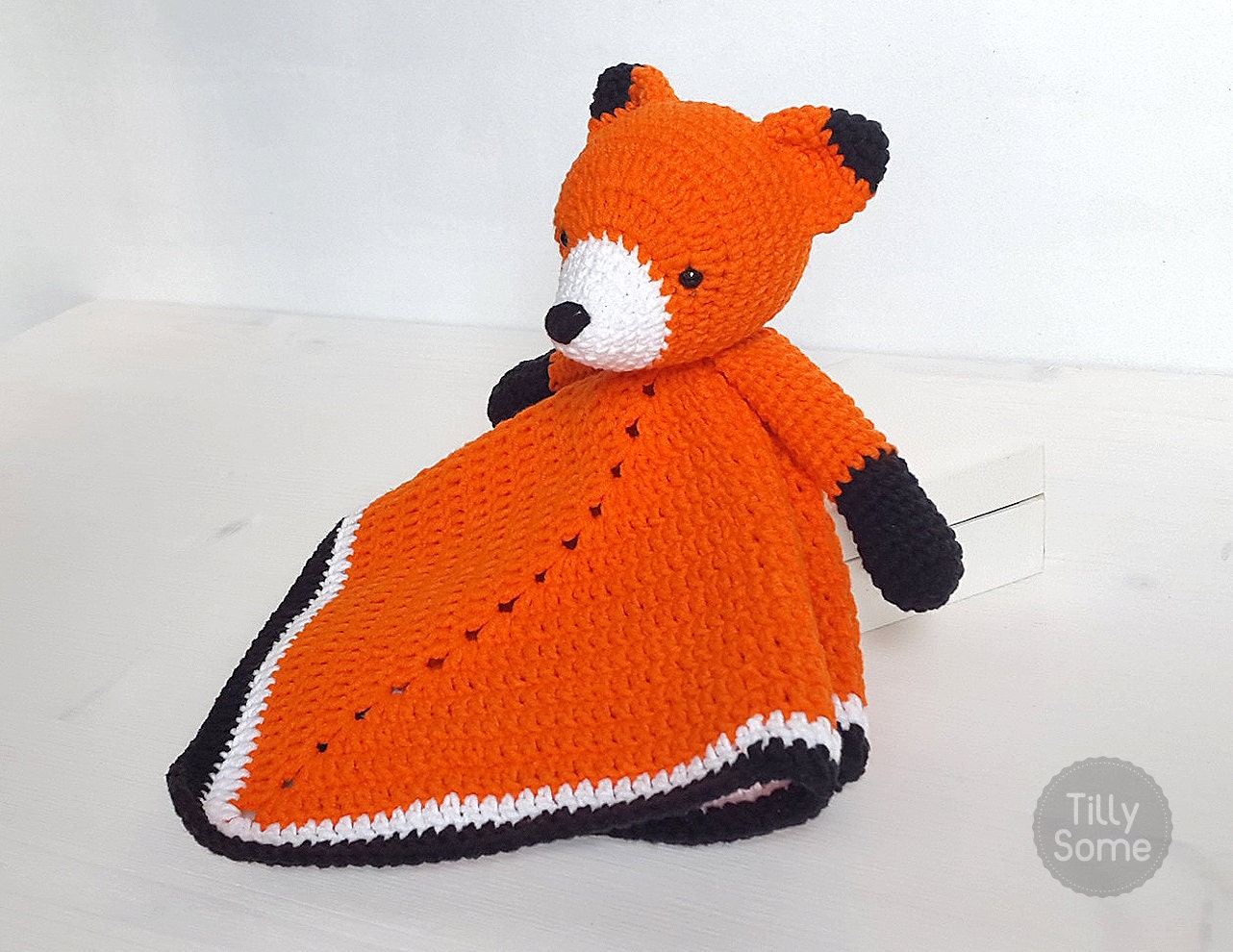 Little Fox Lovey Pattern Security Blanket Crochet Lovey