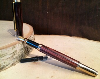 24K Traditional Fountain Pen - King Wood #128
