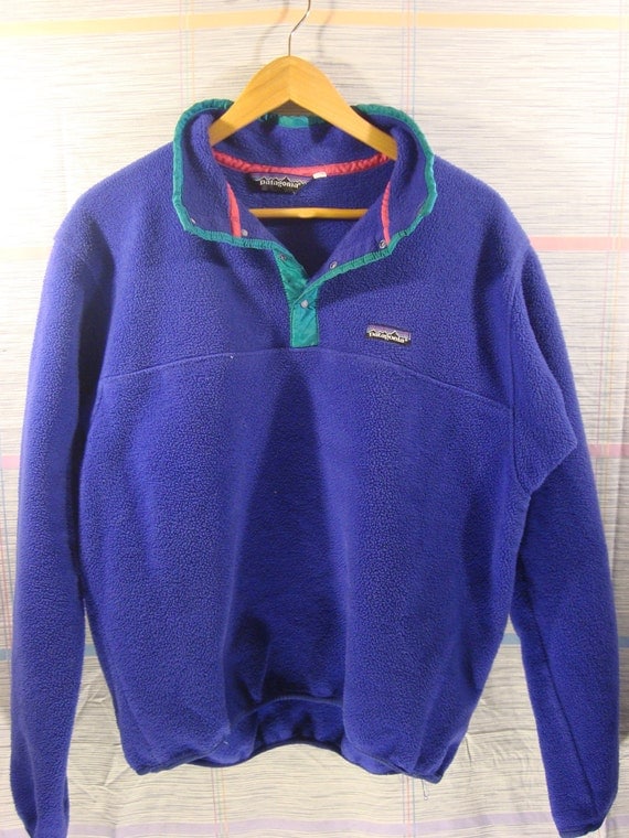 Patagonia Fleece Vintage Synchilla Purple no pocket