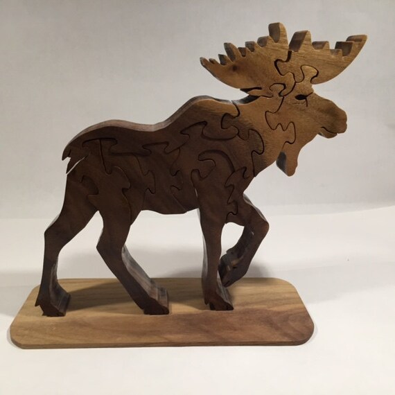 Wooden Moose Puzzle