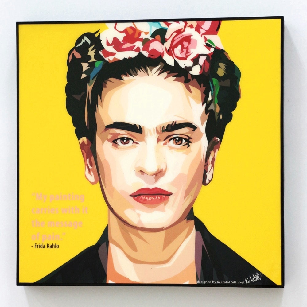 Фрида Кало поп арт плакат