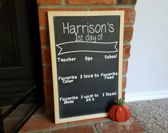 Back to School Chalkboard Sign