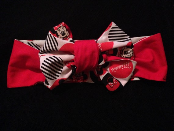 Items similar to Baby Headwrap, Big Bow Tie Headwrap, Top Knot Wrap ...