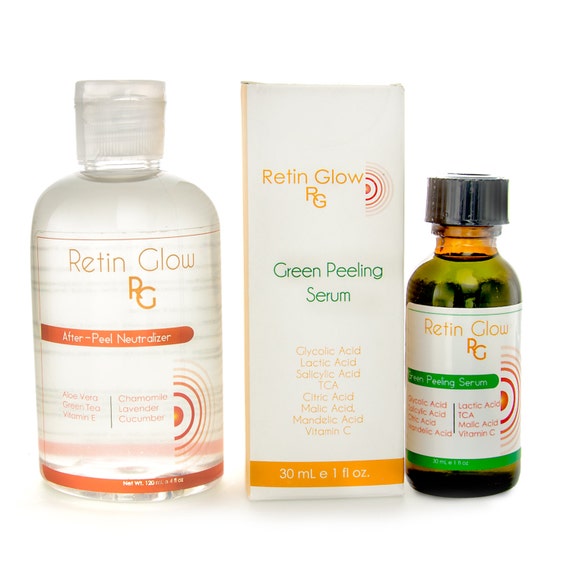 Green Peeling Serum Strongest Chemical Peel. by RetinGlowSkinCare