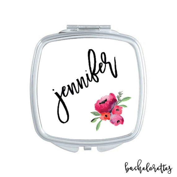 Cute personalized compact mirror