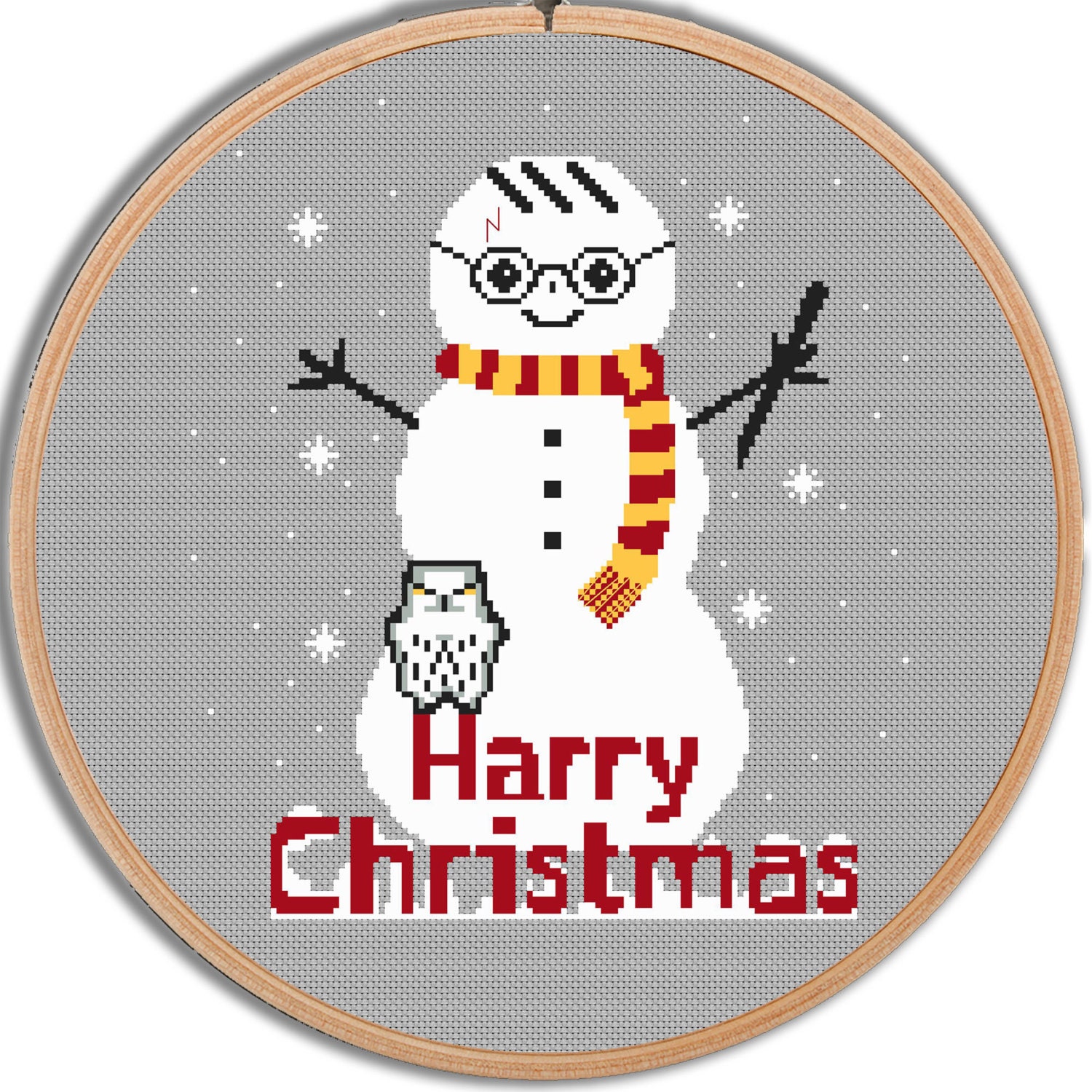 Cross Stitch Pattern Harry Potter Merry Christmas by NikkiPattern