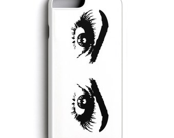 Woman's Eyes Unique Phone Case for iPhone 5/5S, 6/6S, 6 Plus/6S Plus, iPhone 7/7+