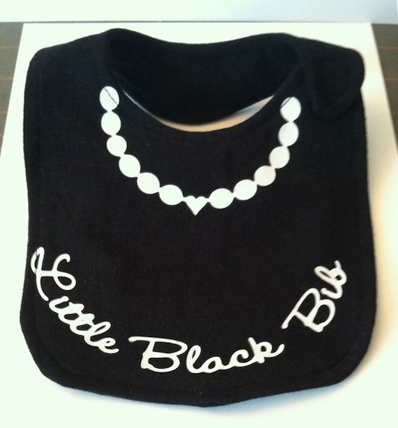 Download Little Black Bib Baby Necklace Fun Baby Bib SVG Cut File