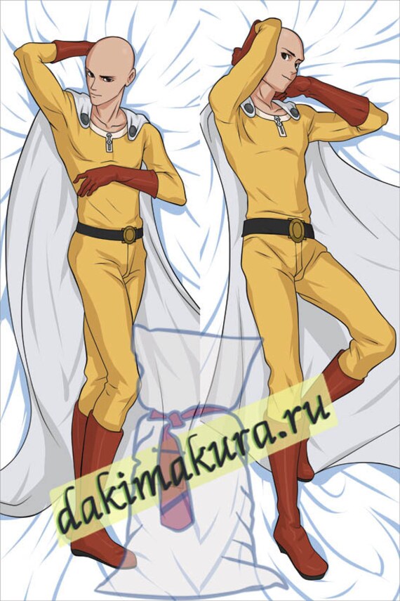 Anime One Punch Man Saitama Dakimakura 50x150cm 19.6x59