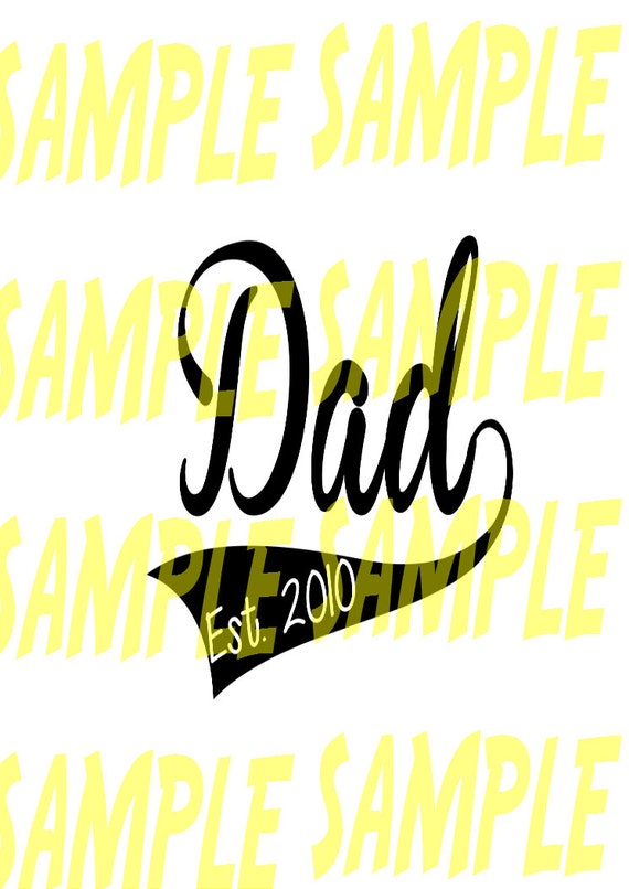 Download dad softball style established svg cutting file by EMJPrint