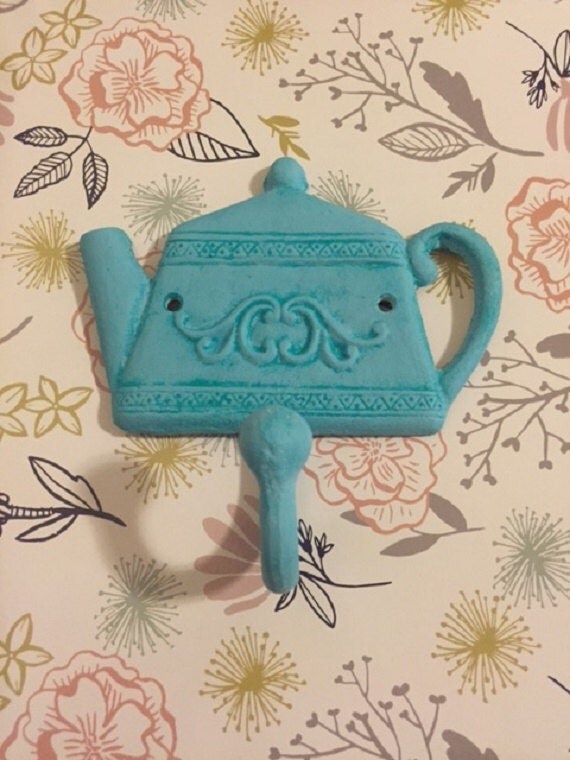 Alice in Wonderland Decor Teapot Hanger Blue Teapot Hanger