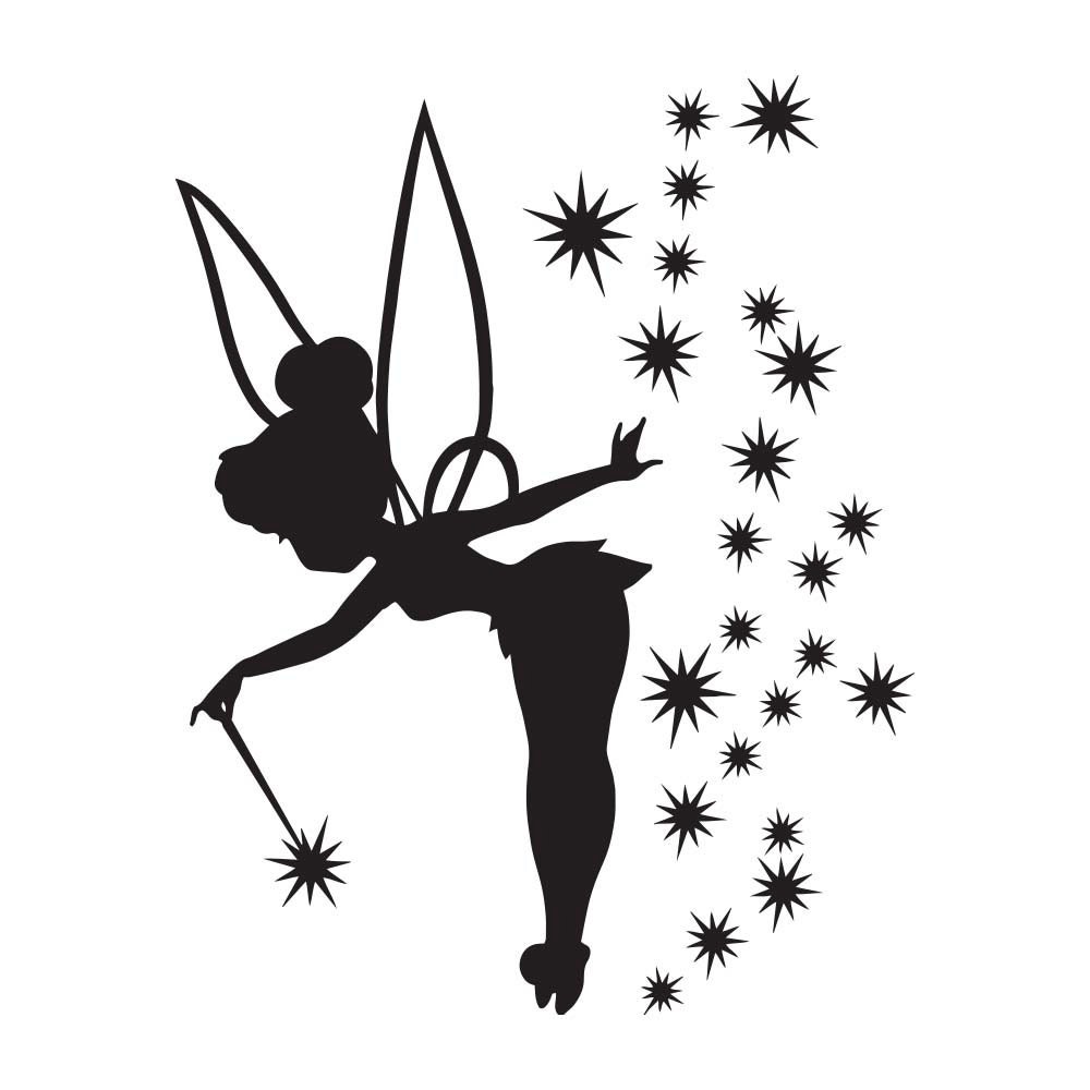 Tinkerbell Decal 5.5/7.5/11.5 Sizes 10 Color by RobCoDecals