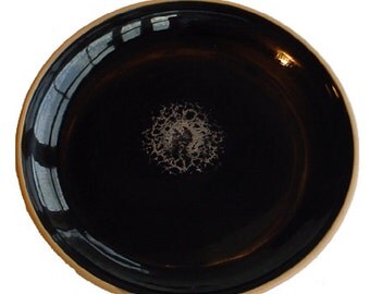 Dish,Large dish,Fruit dish,Mocha ware,Coral ware,Cornish pottery,ref L:d 106