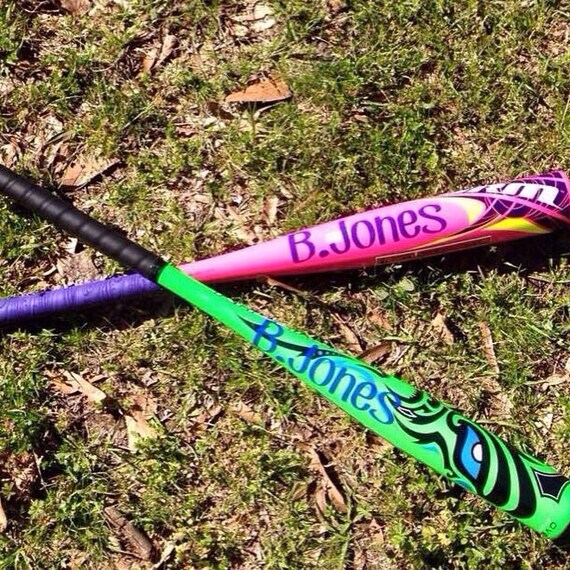 Vinyl decals for bats