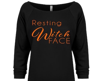 Resting Witch Face Shirt. Halloween Shirt. Halloween Sweater. Funny Halloween Shirt. Women's Halloween Shirt. Resting Witch Face. Halloween.