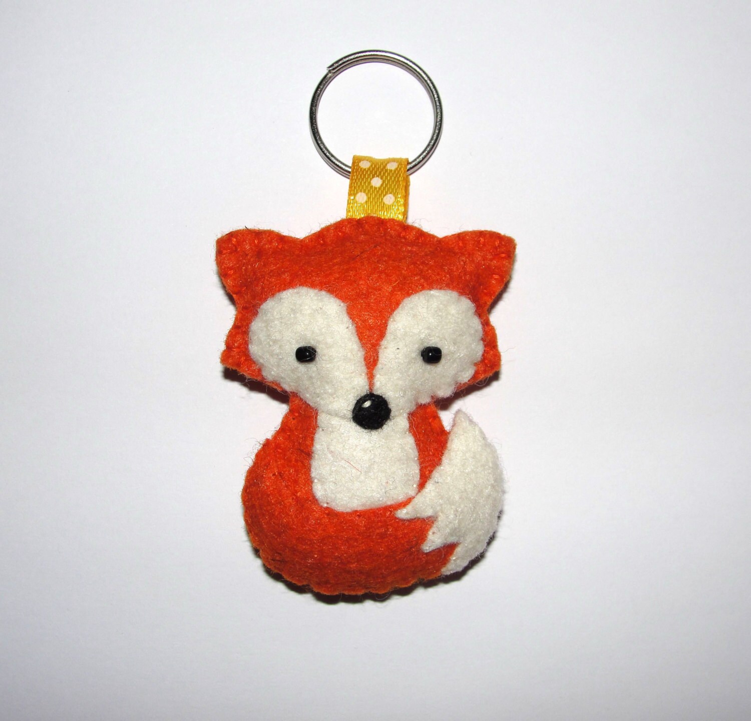 beanie boo fox keychain