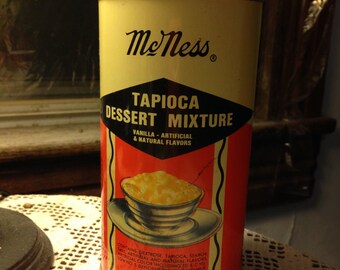 McNESS TAPIOCA DESSERT TIN