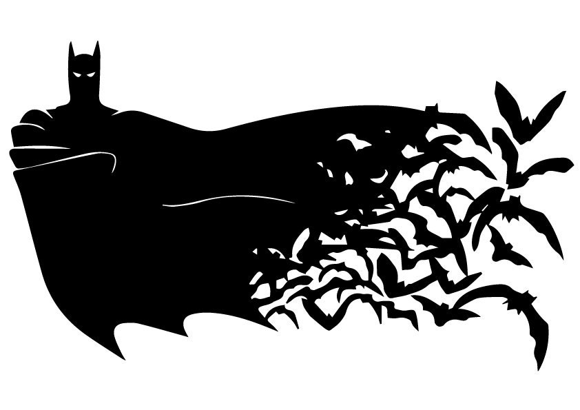 Download SVG Batman instant download Batman silhouette file Batman