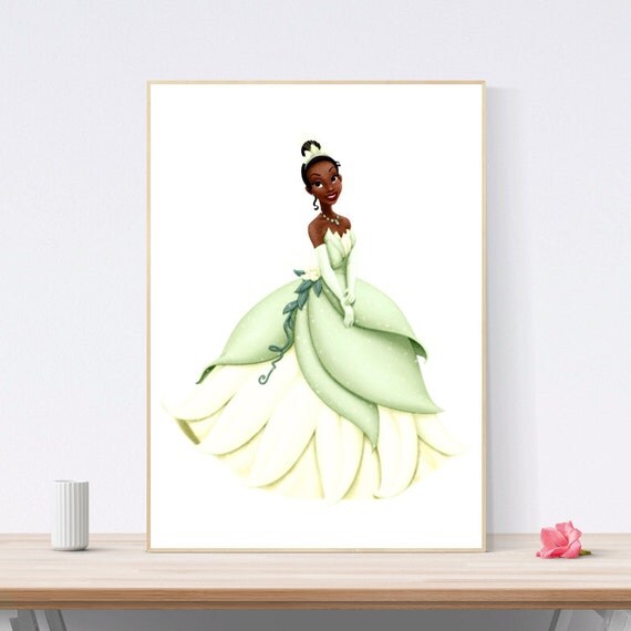 Tiana Disney Princess Children Printable Painting Art