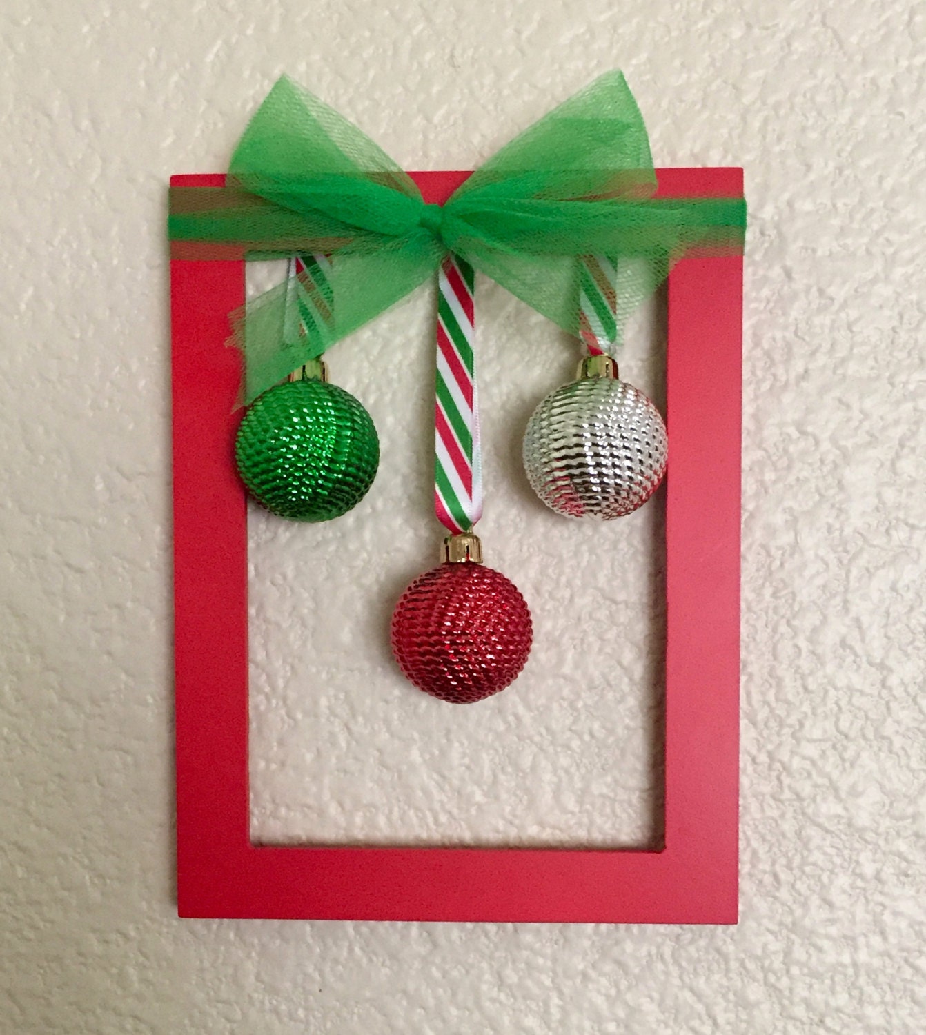 christmas ornament frame christmas ornament frame