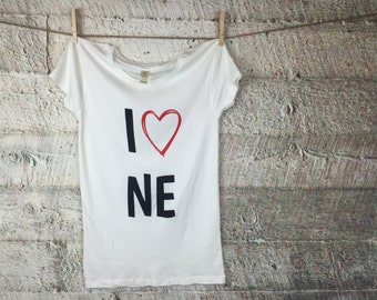 white nebraska shirt