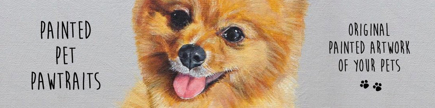 Custom Pet Portrait Paintings. Original by PaintedPetPawtraits