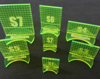 Infinity the game Silhouette Markers Custom from Mini Duels