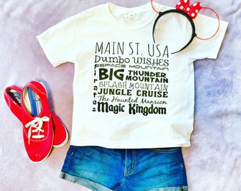 Preorder Aug 31 Ship Date//Disney Shirt//Magic Kingdom Favorites//Disney Vacation Shirt//Disney World Shirt//Disney Family Shirt//