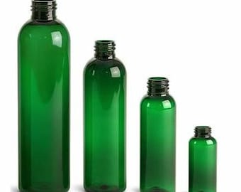 Green empty Bottles with Mister 4/8oz Pack of 10