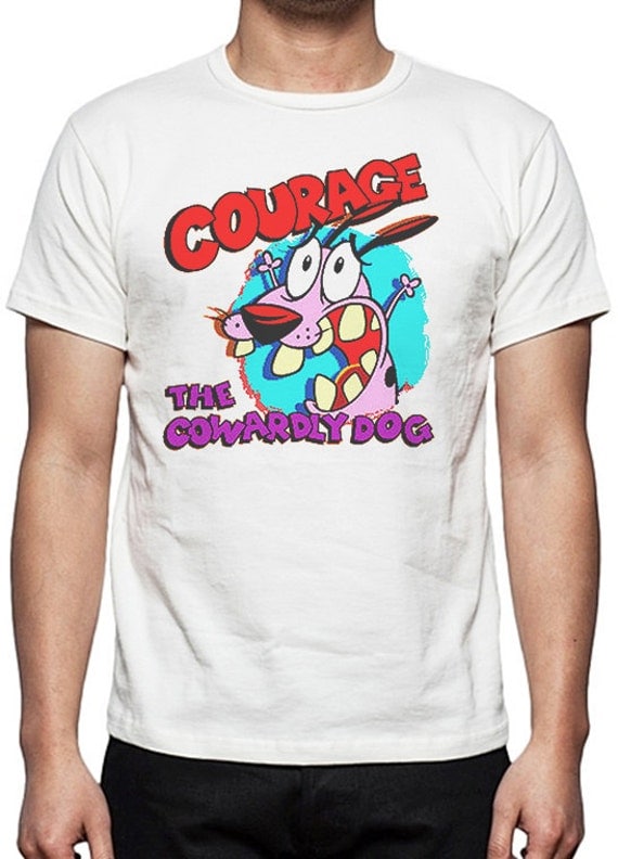 Courage The Cowardly Dog Shirt
 Courage the Cowardly Dog T Shirt Cartoon T Shirt by doubledodee