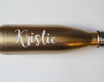 Personalized Swell Bottle - Sparkling Champagne Gold