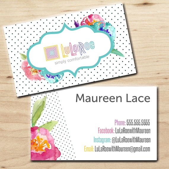 Lularoe Business cardPersonalized Digital by LavenderDreamsStudio