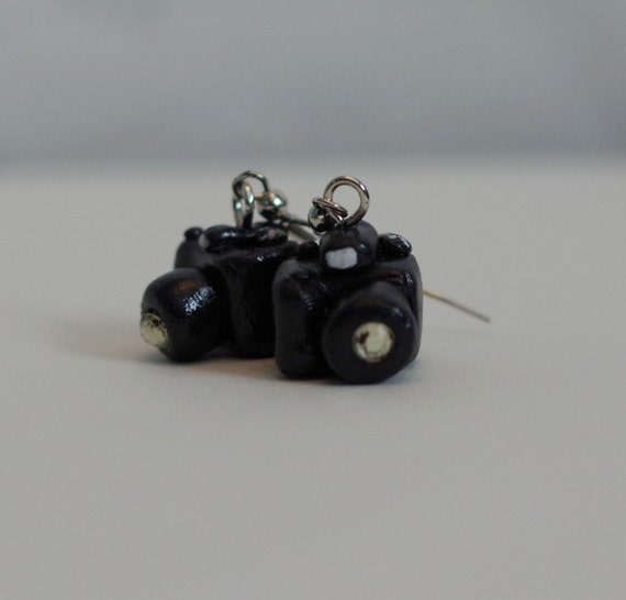 Camera Earrings