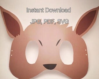 P. E. Mask Cut File/Printable, Mask Printable/Cut Files