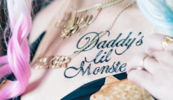 DOWNLOAD Harley Quinn Tattoo Design Daddy's Lil Monster