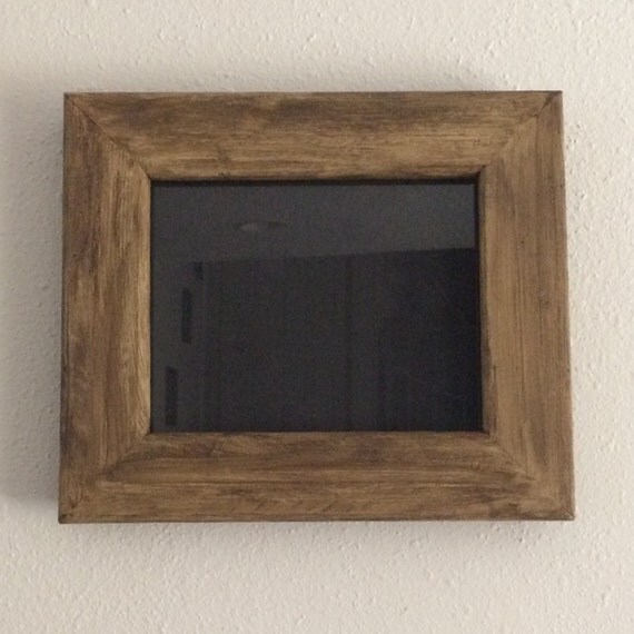 Rustic 8x10 picture frame with glass Reclaimed wood picture
