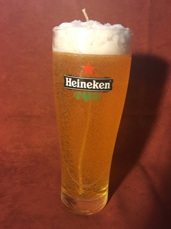 Heineken Beer Glass Gel Candle
