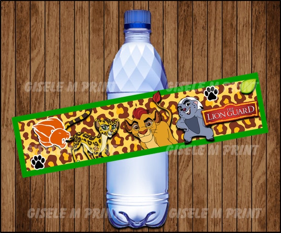 Lion Guard Water Bottle Label Printable Lion Guard Water